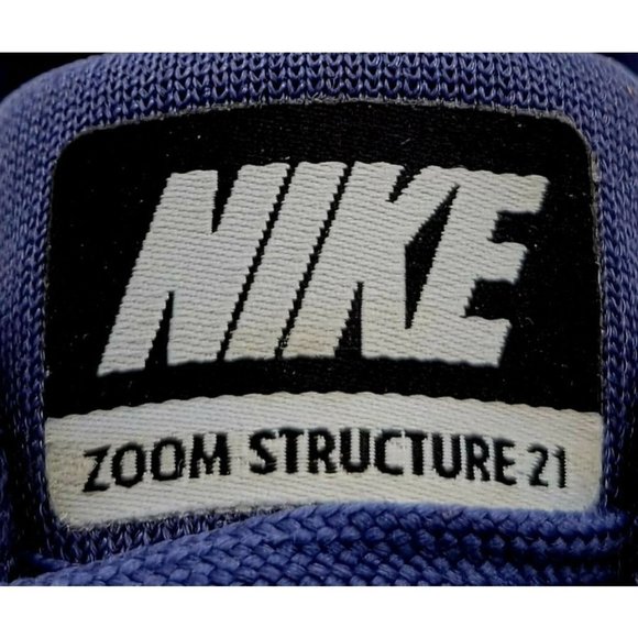 Nike Zoom Structure 21 Blue Women's Running Shoes Size 7 - Picture 9 of 10